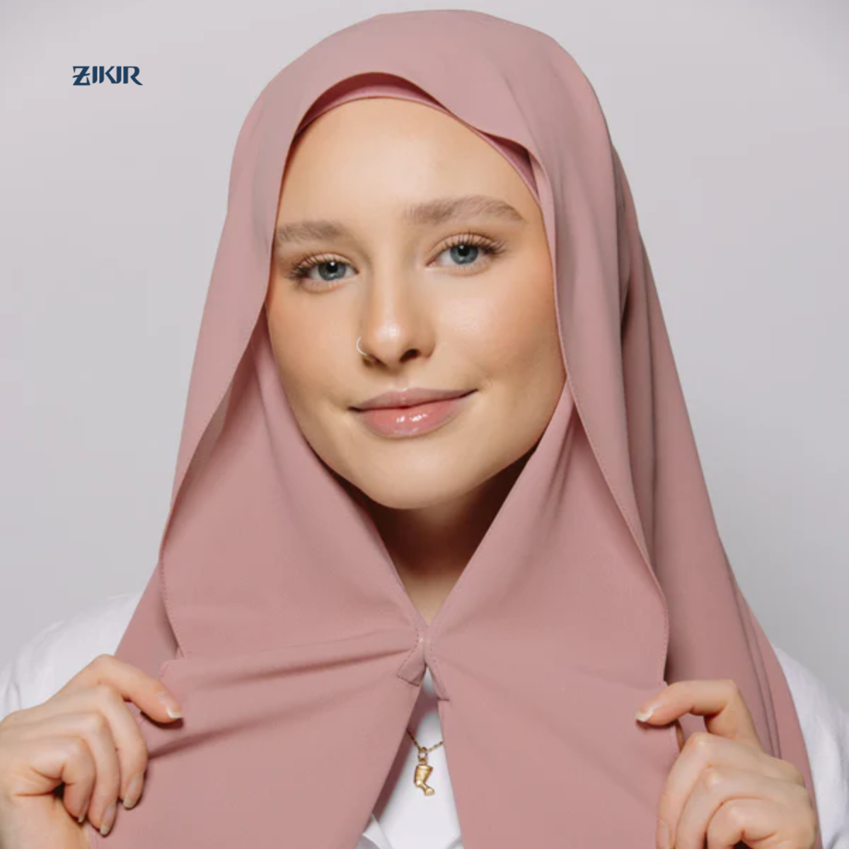 Instant Chiffon Hijab with Built-in Magnets