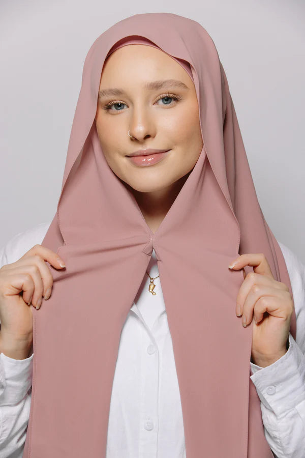 Instant Chiffon Hijab w/ Magnets - Zikr