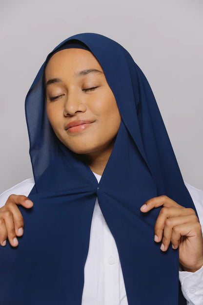 Instant Chiffon Hijab w/ Magnets - Zikr