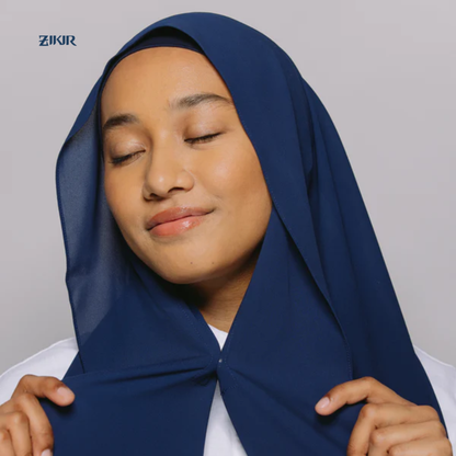Instant Chiffon Hijab with Built-in Magnets
