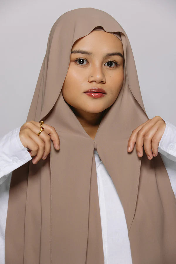 Instant Chiffon Hijab w/ Magnets - Zikr