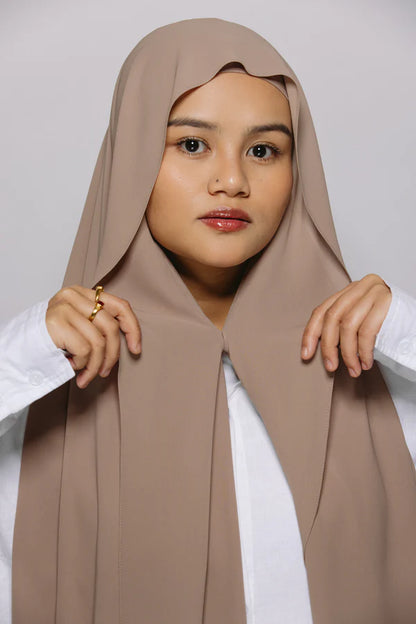 Instant Chiffon Hijab w/ Magnets - Zikr